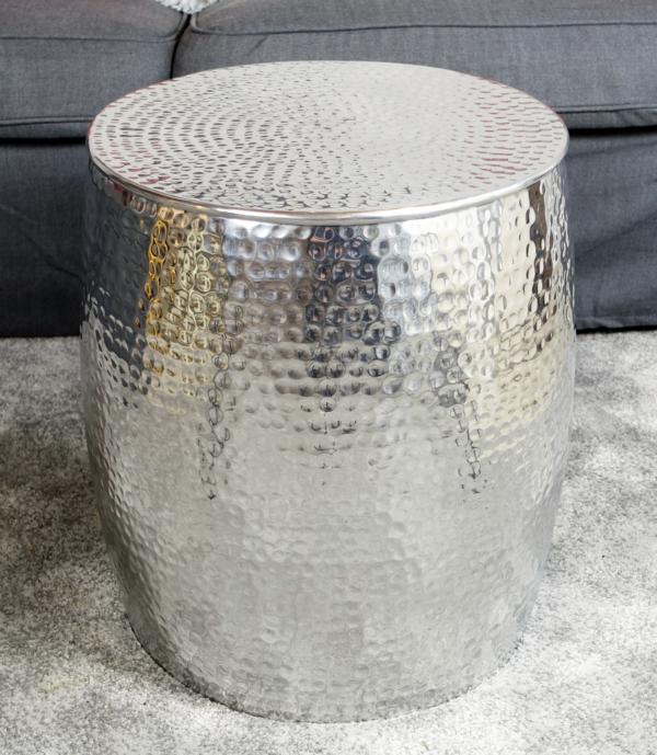 Tisch Silber aus Aluminium Metall
