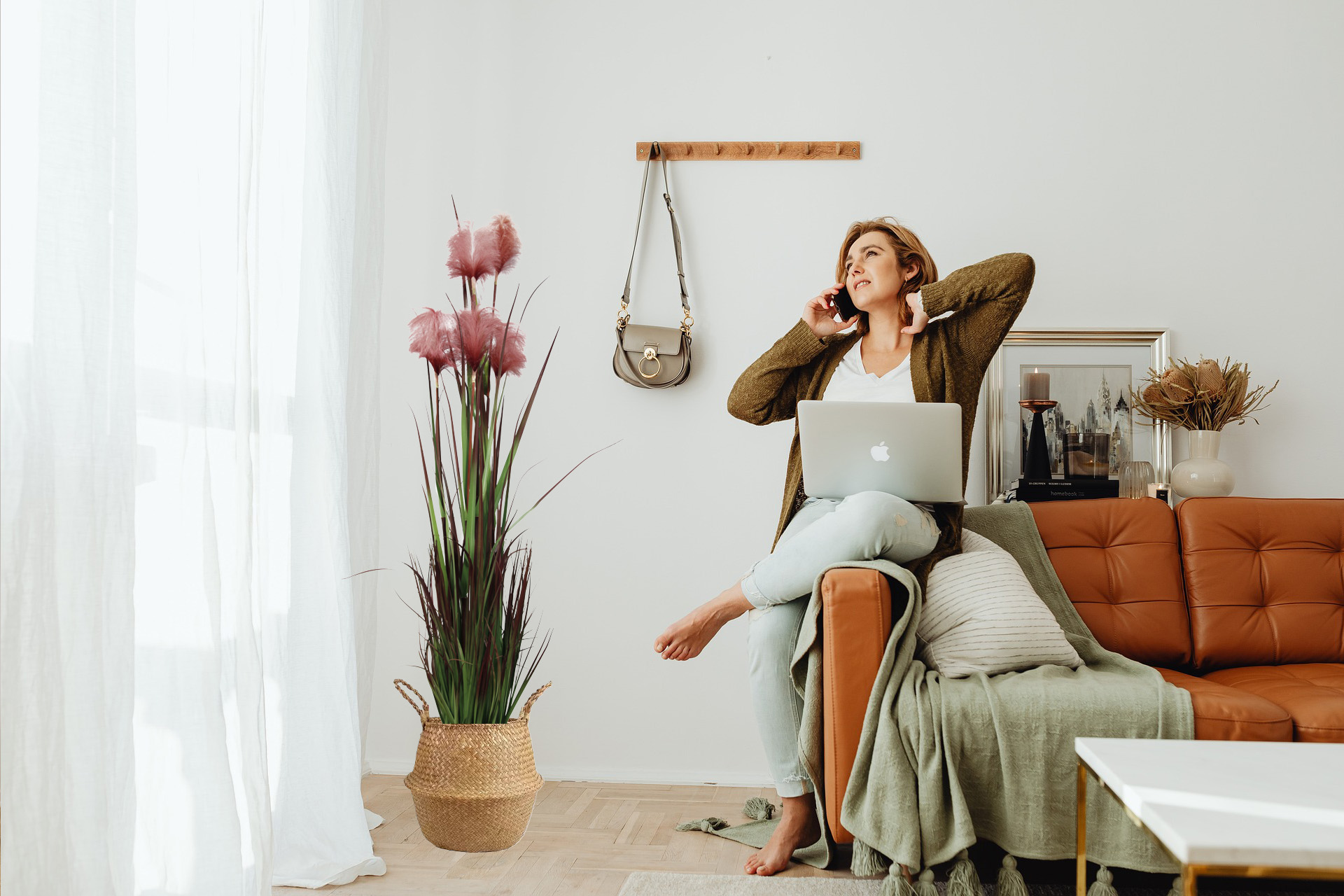 Künstliche Gräser Gras Kunstgras mit Topf für dein Zuhause