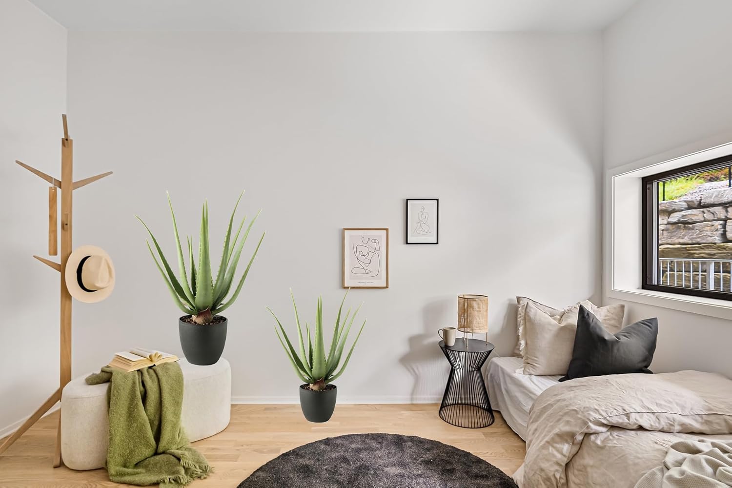 Künstliche Pflanze Kunstpflanze Aloe Vera