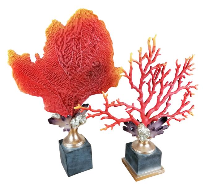 Deko Koralle Maritime Statue