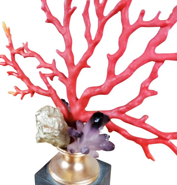 Deko Koralle Maritime Statue