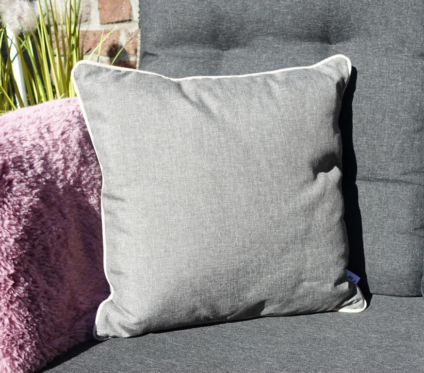 Kissen Outdoor Grau Premium-Qualität 45x45 cm