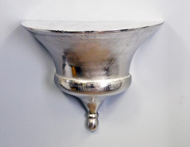 Wandkonsole Silber aus Aluminium
