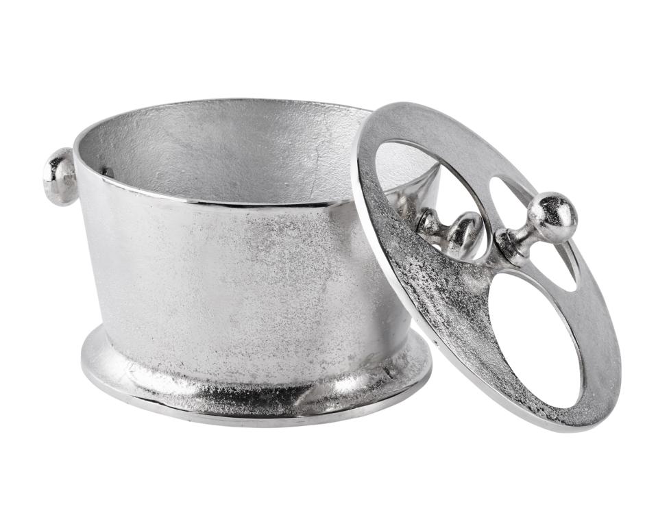 Flaschenkühler Kühler für Flaschen Sekt Wein oder Champagner Silber Aluminium (Metall)