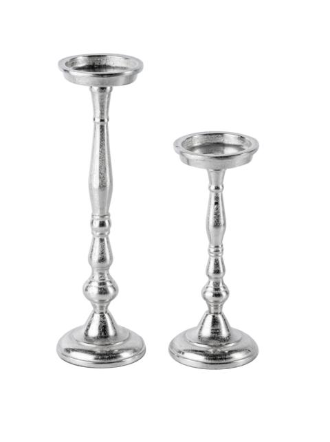 Kerzenständer Silber aus Metall (Aluminium)