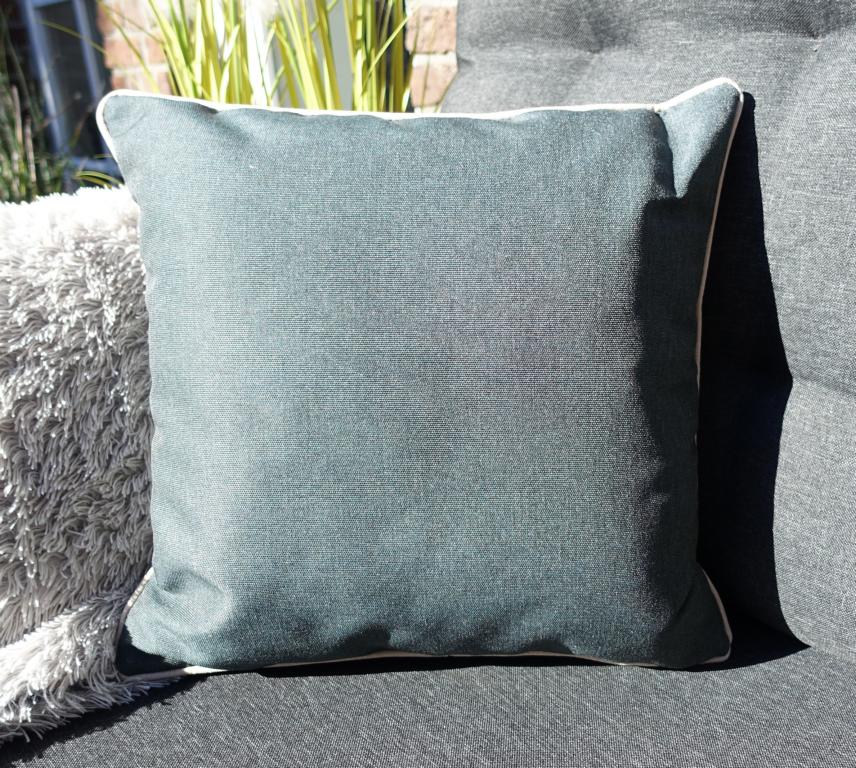 Kissen Outdoor Petrol Premium-Qualität 45x45 cm