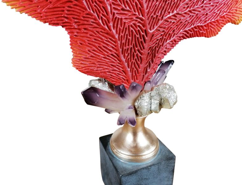 Deko Koralle Maritime Statue