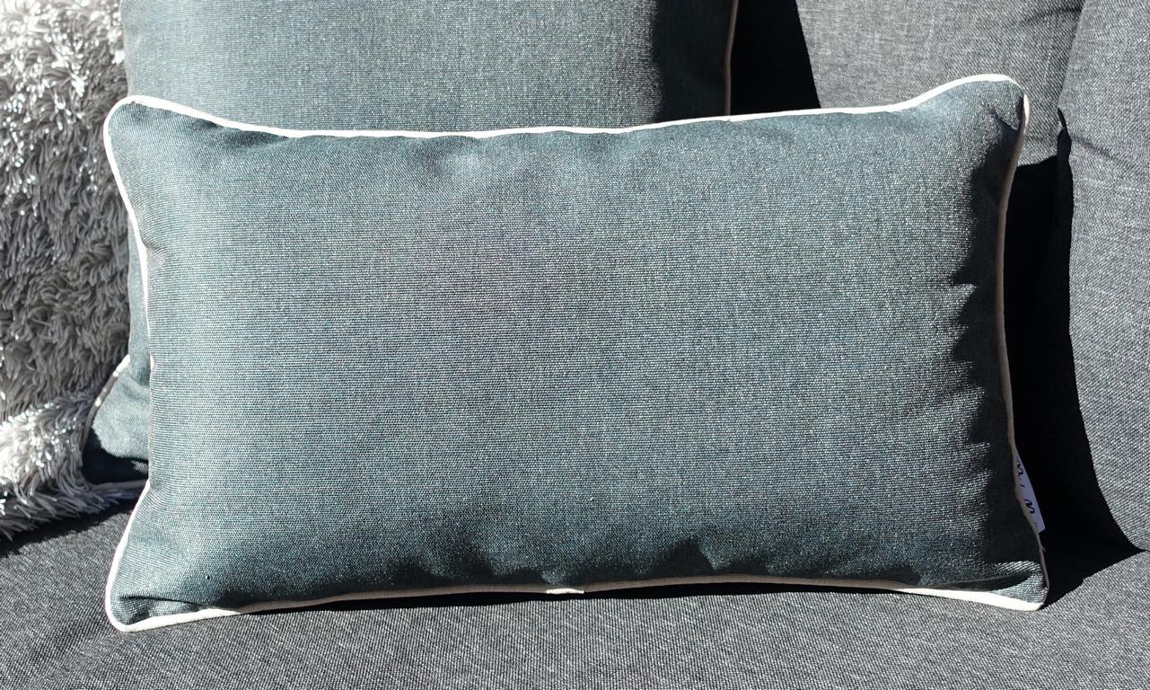 Kissen Outdoor Petrol Premium-Qualität 30x50 cm