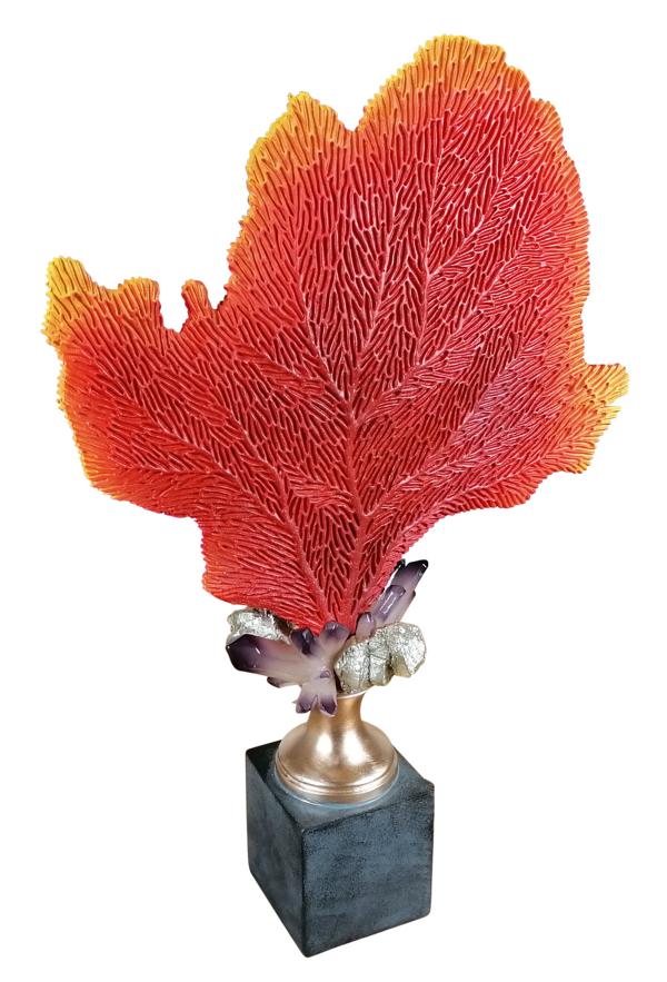 Deko Koralle Maritime Statue