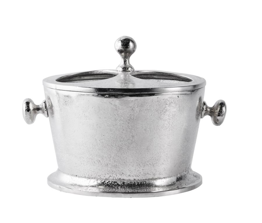 Flaschenkühler Kühler für Flaschen Sekt Wein oder Champagner Silber Aluminium (Metall)