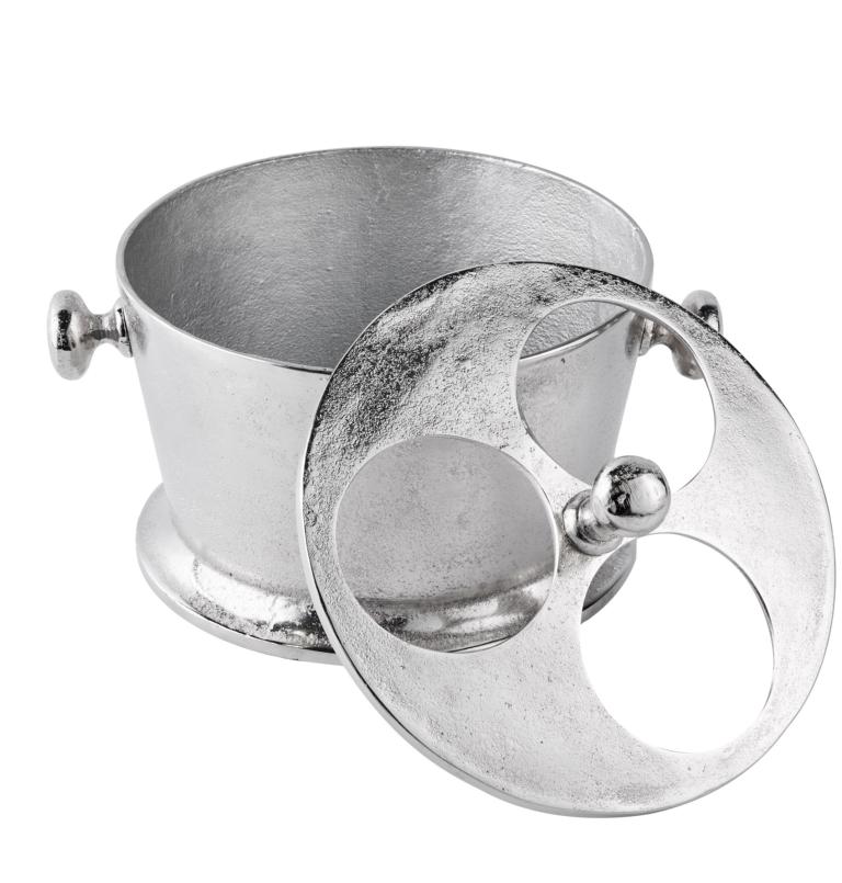 Flaschenkühler Kühler für Flaschen Sekt Wein oder Champagner Silber Aluminium (Metall)
