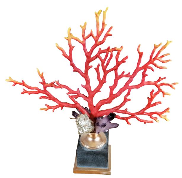 Deko Koralle Maritime Statue